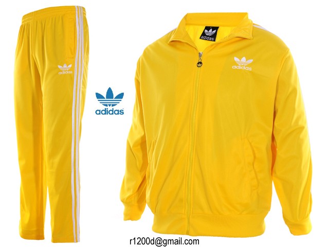 veste adidas jaune homme