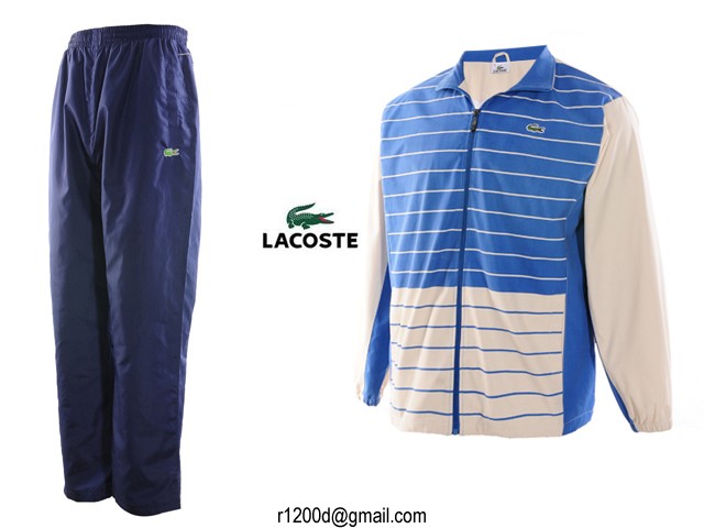 survêtement lacoste homme pas cher