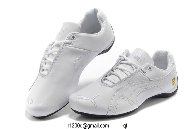 puma blanches homme