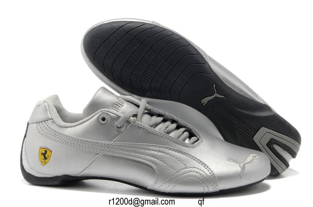 puma cuir noir