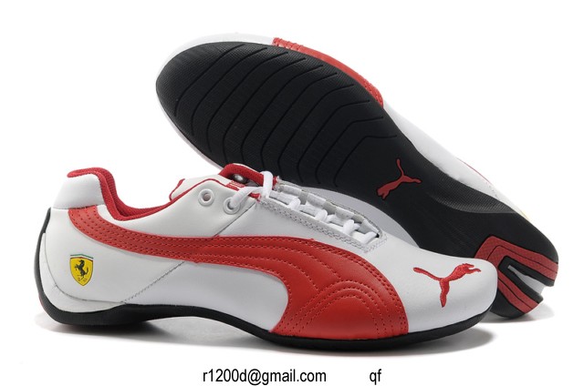 puma cuir noir
