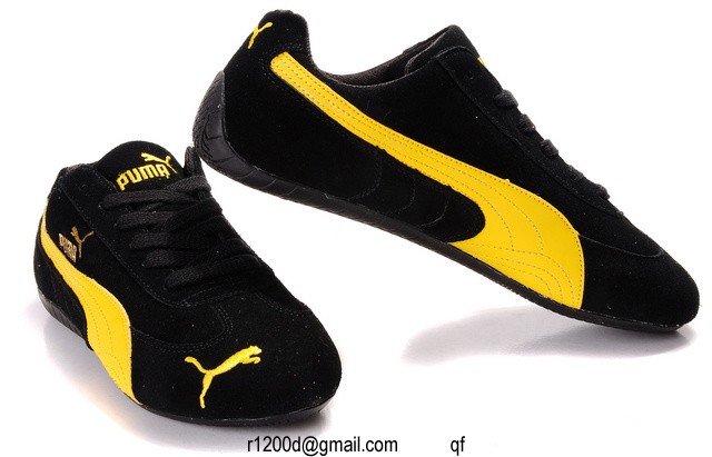 puma noir et jaune