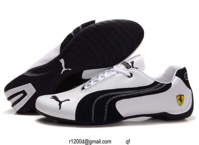 puma speed cat cuir noir