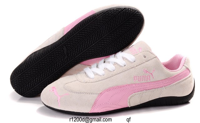 basket puma cuir femme