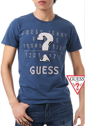 t shirt guess homme pas cher
