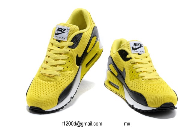 air max 90 noir et jaune fluo