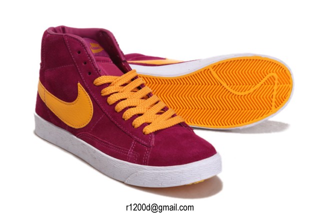 nike blazer high bordeaux