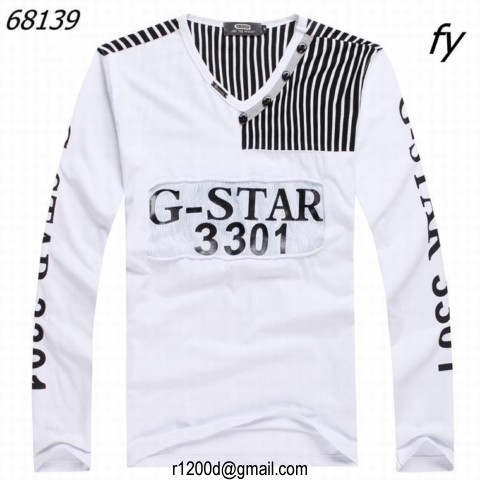 tee shirt manche longue g star