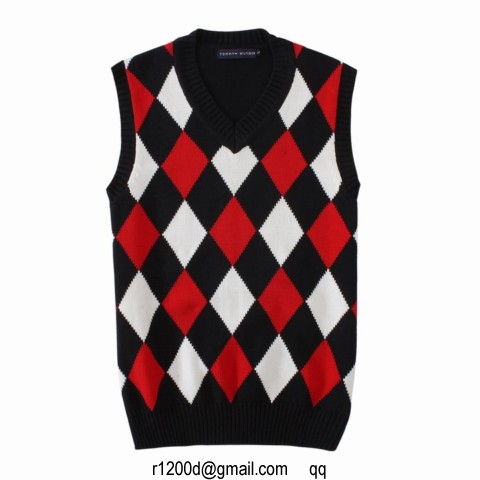 pull sans manches tommy hilfiger