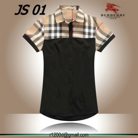 chemise burberry pas cher pour femme