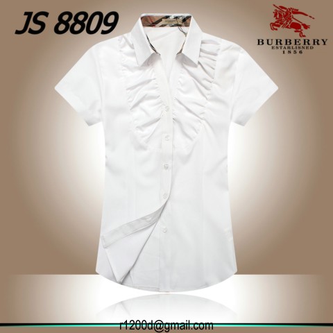 chemise burberry pas cher pour femme
